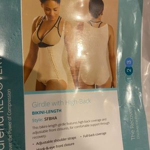 Marena Recovery Bodysuit High Back Small Beige